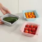 Растягивающийся органайзер для продуктов, коробка для хранения яиц, держатели для хранения в холодильнике, контейнер для хранения в холодильнике, контейнер для хранения, эффективная классификация