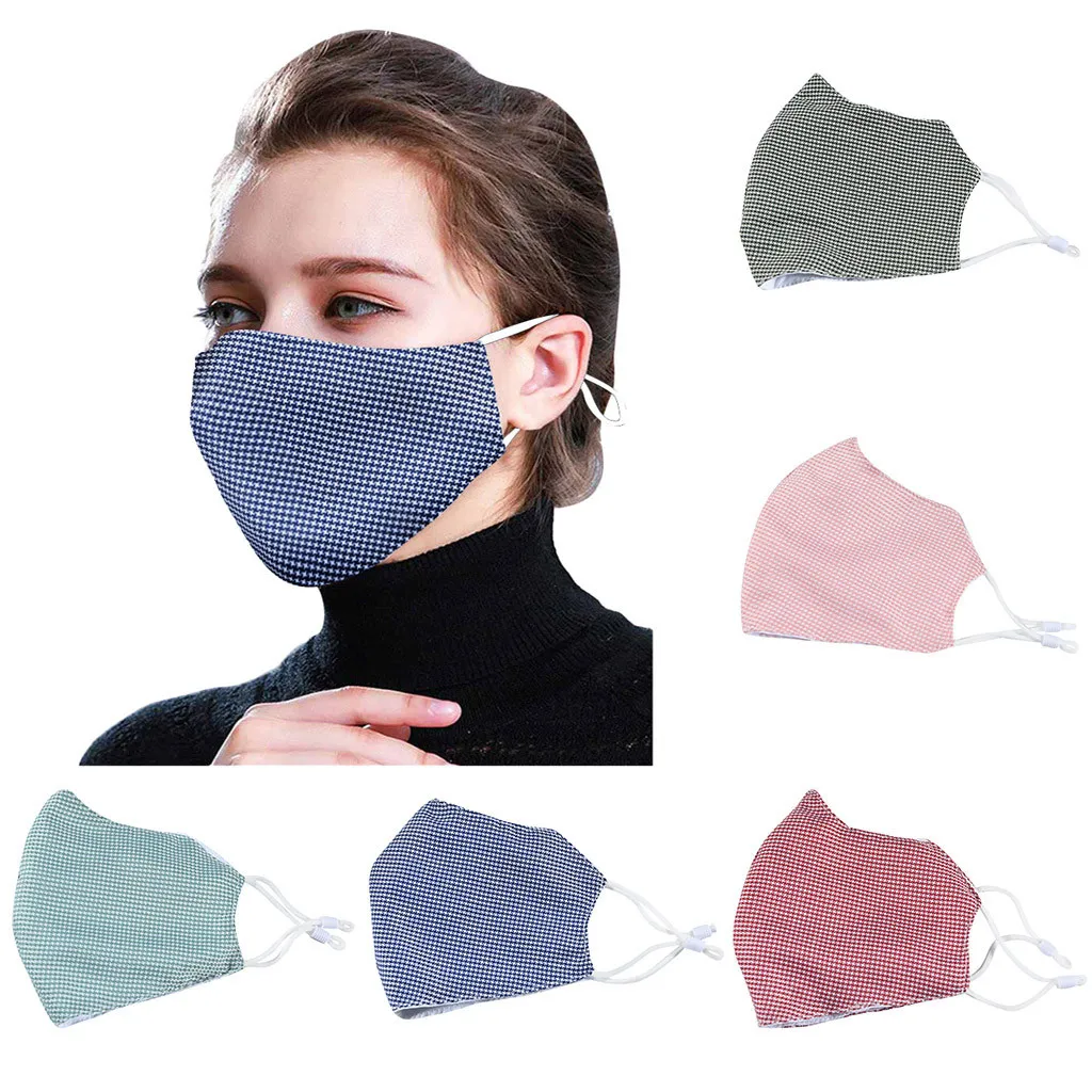 Регулируемые хлопковые ветрозащитные и пыленепроницаемые милые Мультяшные