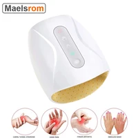 electric cordless hand massage machine palm finger acupoint wireless massager with air pressure and hot compress acupressure