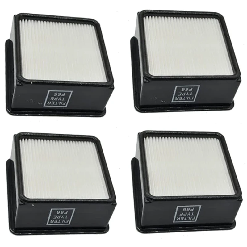 

4 Packs Replacements for Dirt Devi1 F66 (F-66) Allergen HEPA Filters with Foam Insert F66 Filter & Foam