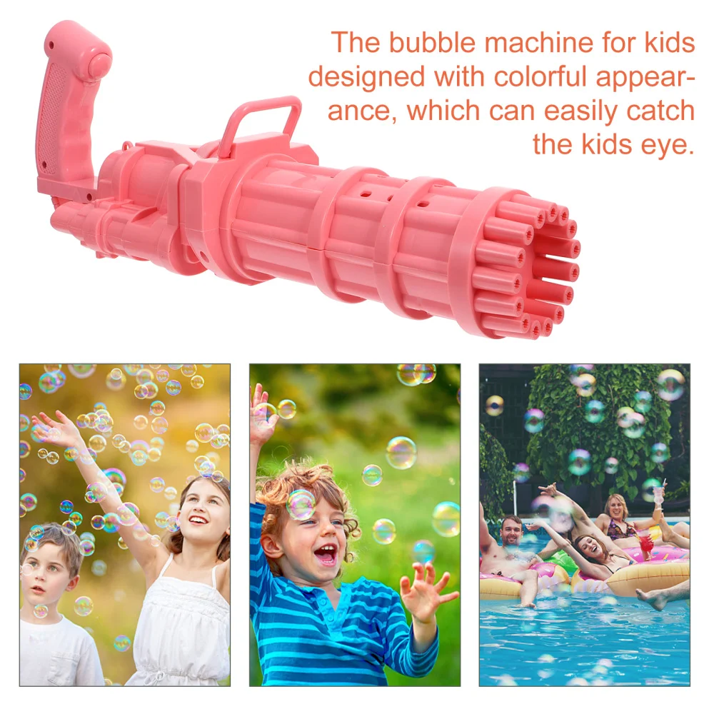 

1 Set Bubble Making Machine Electric Bubble Maker for Boys Girls
