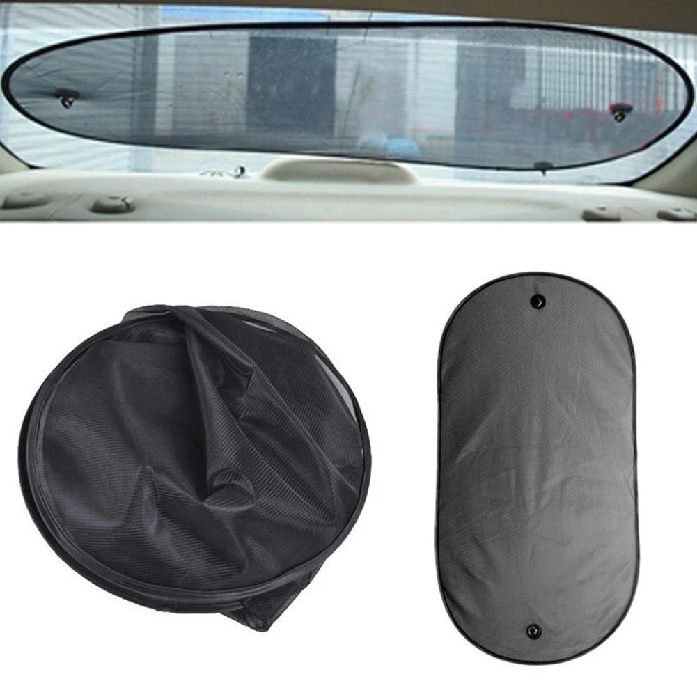 Черные боковые автомобильные солнцезащитные козырьки на заднее окно