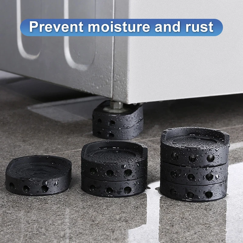 

4Pcs Anti-Slip Anti-Shock And Noise-Reducing Washing Machine Pad Dryer Universal Fixed Pad