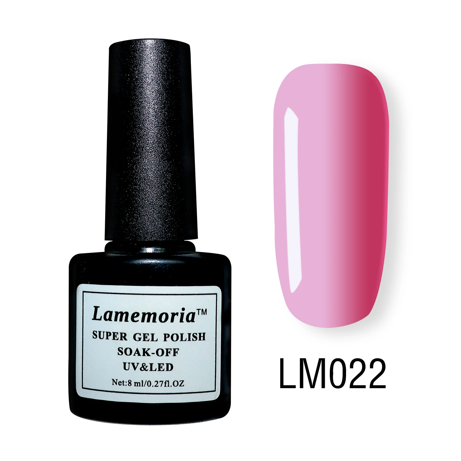 LM022 Lamemoria Гель-лак для ногтей 8 мл фиолетовый красный черный серый замачиваемый УФ Гель-лак клей маникюрный лак Инструменты для дизайна ногтей - Цвет: LM022