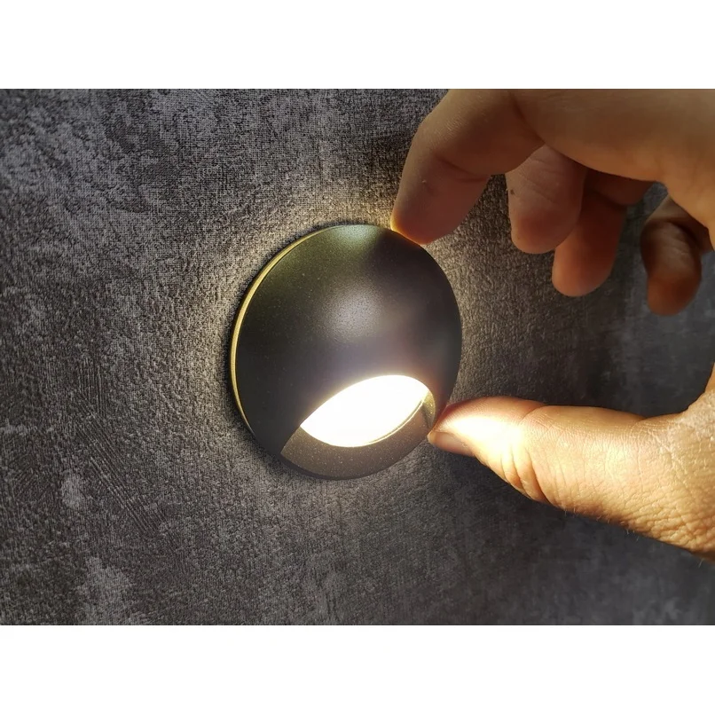 Recessed led round light stage lighting warm white 3W | Освещение