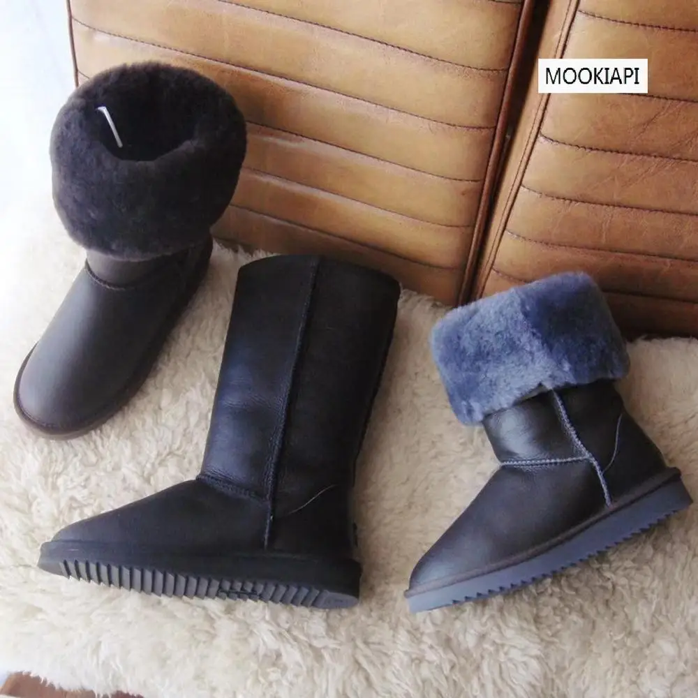 В 2019 Австралии высокого качества Женская обувь на высоком толстом каблуке