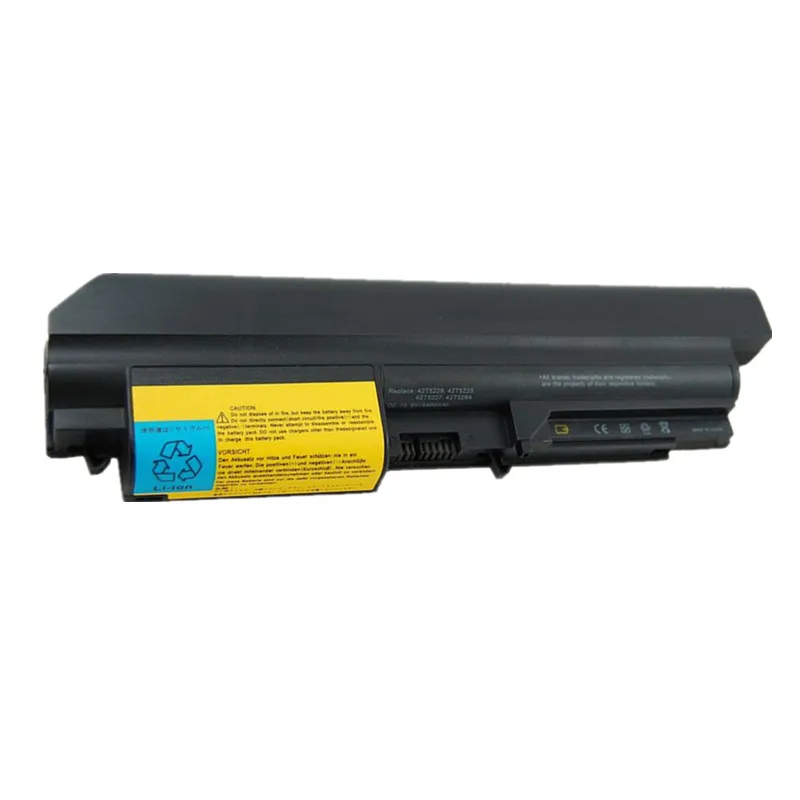lmdtk new 6 cells laptop battery for lenovo thinkpad r61 t61 r61i r61e r400 t400 series 14 inch wide free global shipping