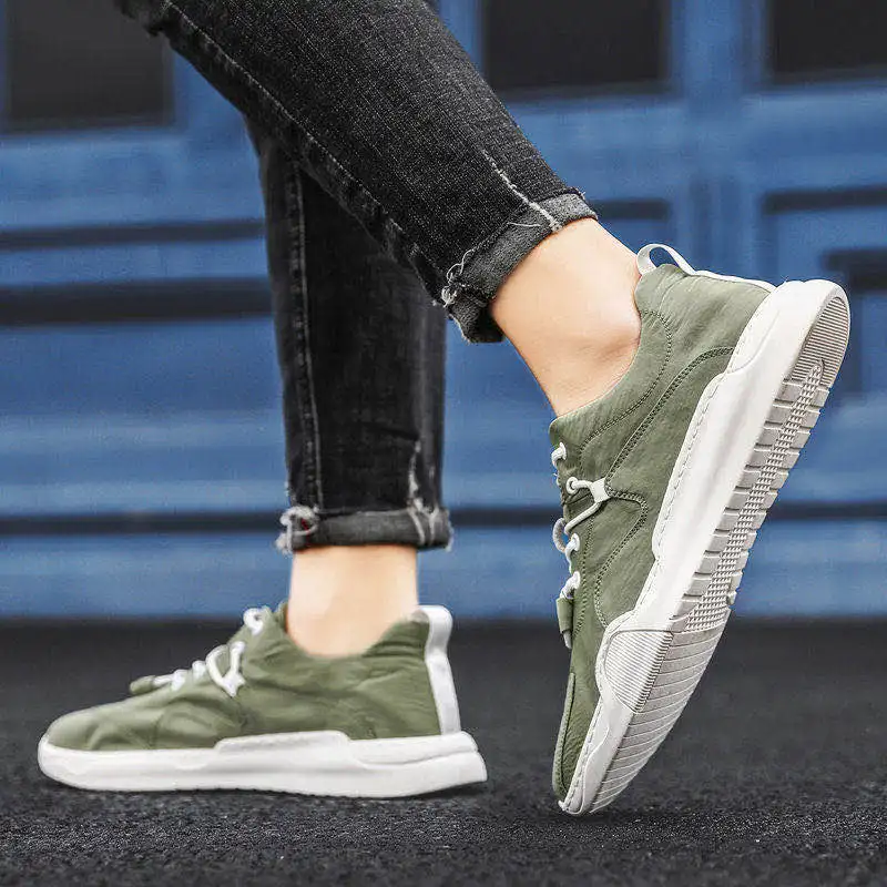 Мужская дышащая парусиновая обувь Сезон лето Новинка 2020 года Трендовая