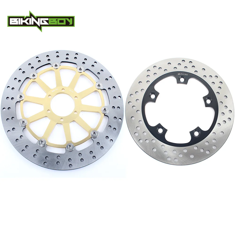 BIKINGBOY Передние и задние тормозные диски Роторы для Aprilia Tuono 125 2004 2005 RS 98 99 00 01 02 03 04 05