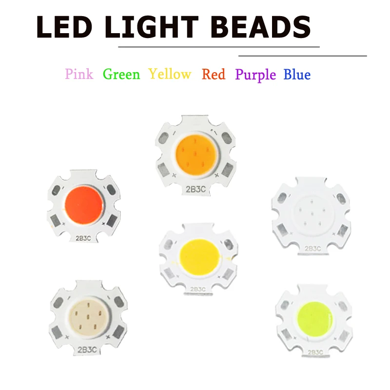 3W красный высокомощный светодиодный чип супер яркие лампы розовый DC 9 12 В оптовая