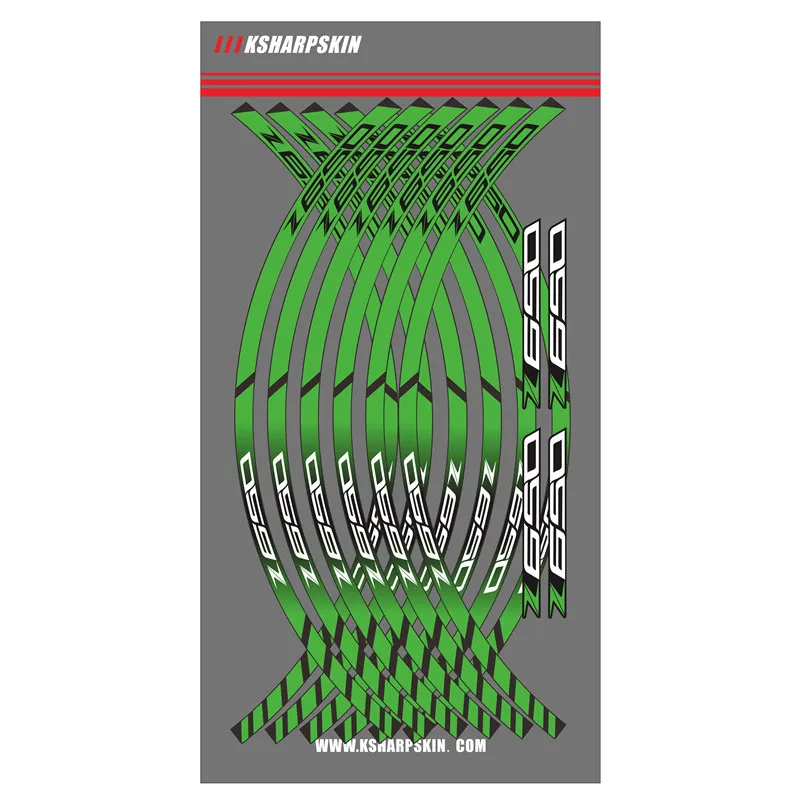

12 Strips Motorcycle Wheel Sticker Reflective Rim Stripe outer Rim Accessory Stickers For KAWASAKI Z650