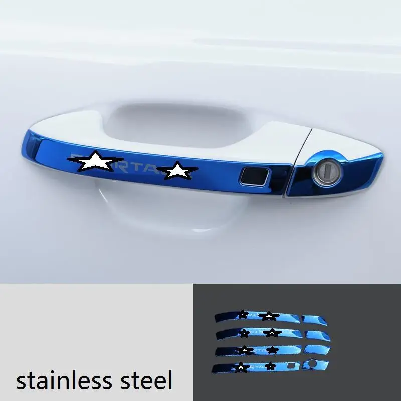 Автомобильная декоративная оконная ручка для двери внешняя наклейка полоса