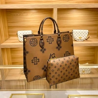 genuine leather tote bags for women 2021 new luxury designer brand larger capacity vintage floral prints shoulder bags metis cc