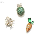 Изысканная шпилька Zicon для женского милого самолета с морковкой Женская Пряжка для офисной одежды шарфа аксессуары для одежды подарок