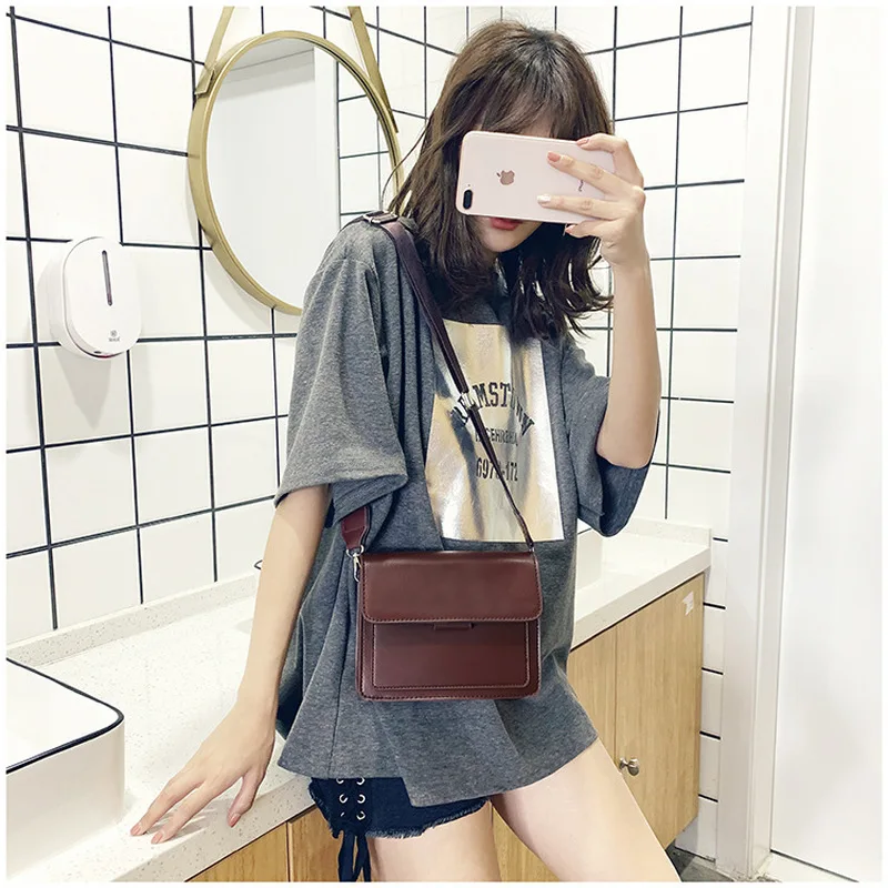 Модная женская сумка маленькие кожаные сумки через плечо мессенджер дамские