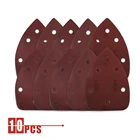 Самоклеящийся шлифовальный диск, наждачная бумага с 6 отверстиями, 140*90, 10 шт.