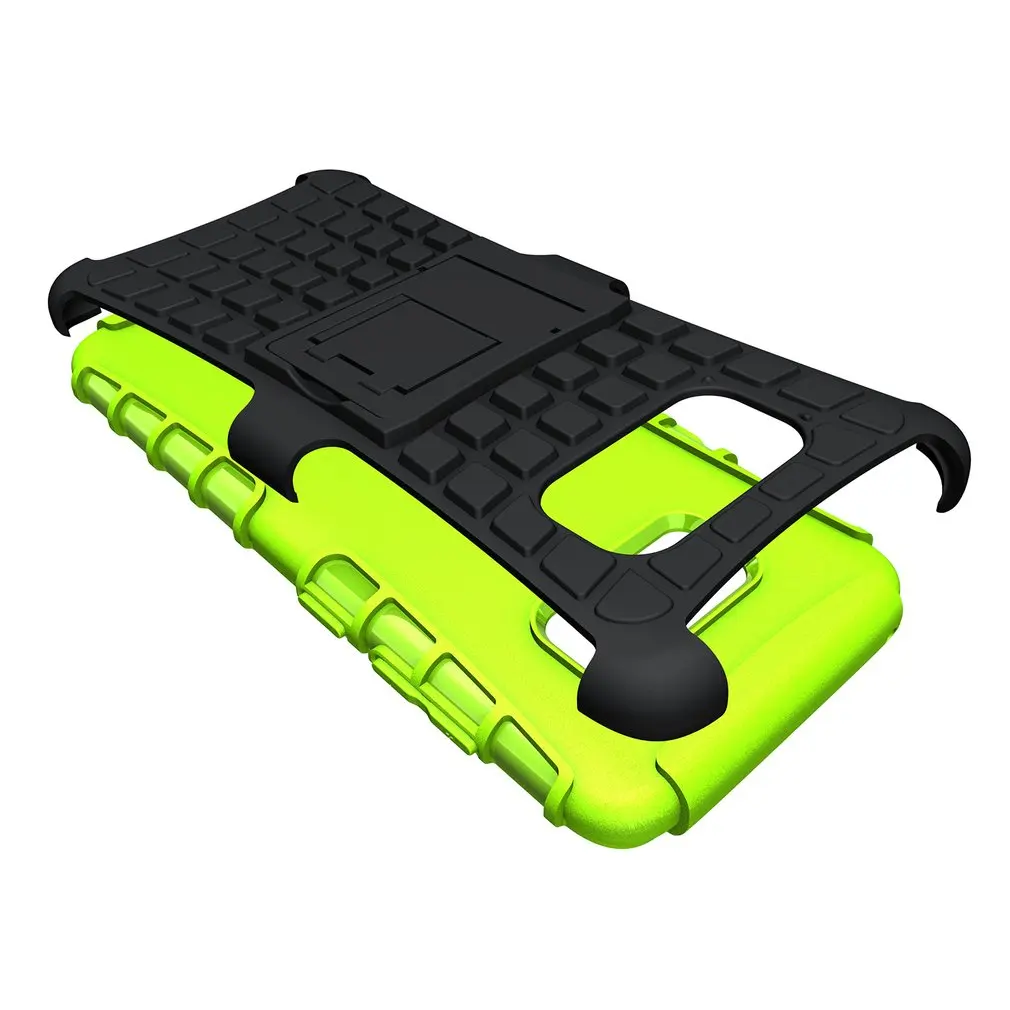 2017 PC&ampTPU phone shell Tire Pattern Resistant Mobile Phone Case Shockproof Dual Layer Cover With Stand For Samsung S8 cases |