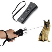 new self defense supplies portable double super ultrasonic chaser stops animal attacks personal defense infrared dog drive train