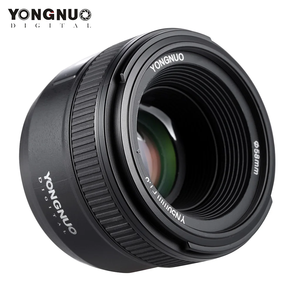 YONGNUO YN50mm F1.8 объектив с большой диафрагмой AF Автофокус Объектив для Nikon DSLR 50 мм f1.8