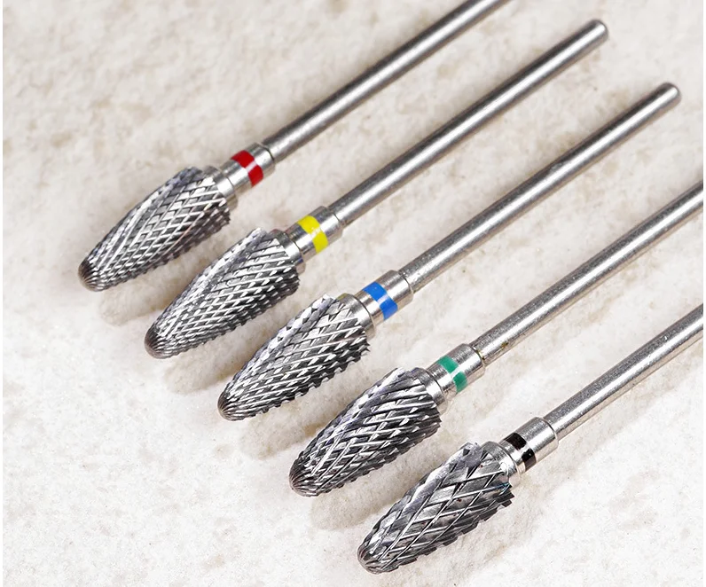 

carbide nail drill bit rotary burr milling nail cutter bit electric manicure pedicure tool drilling machine 1pc