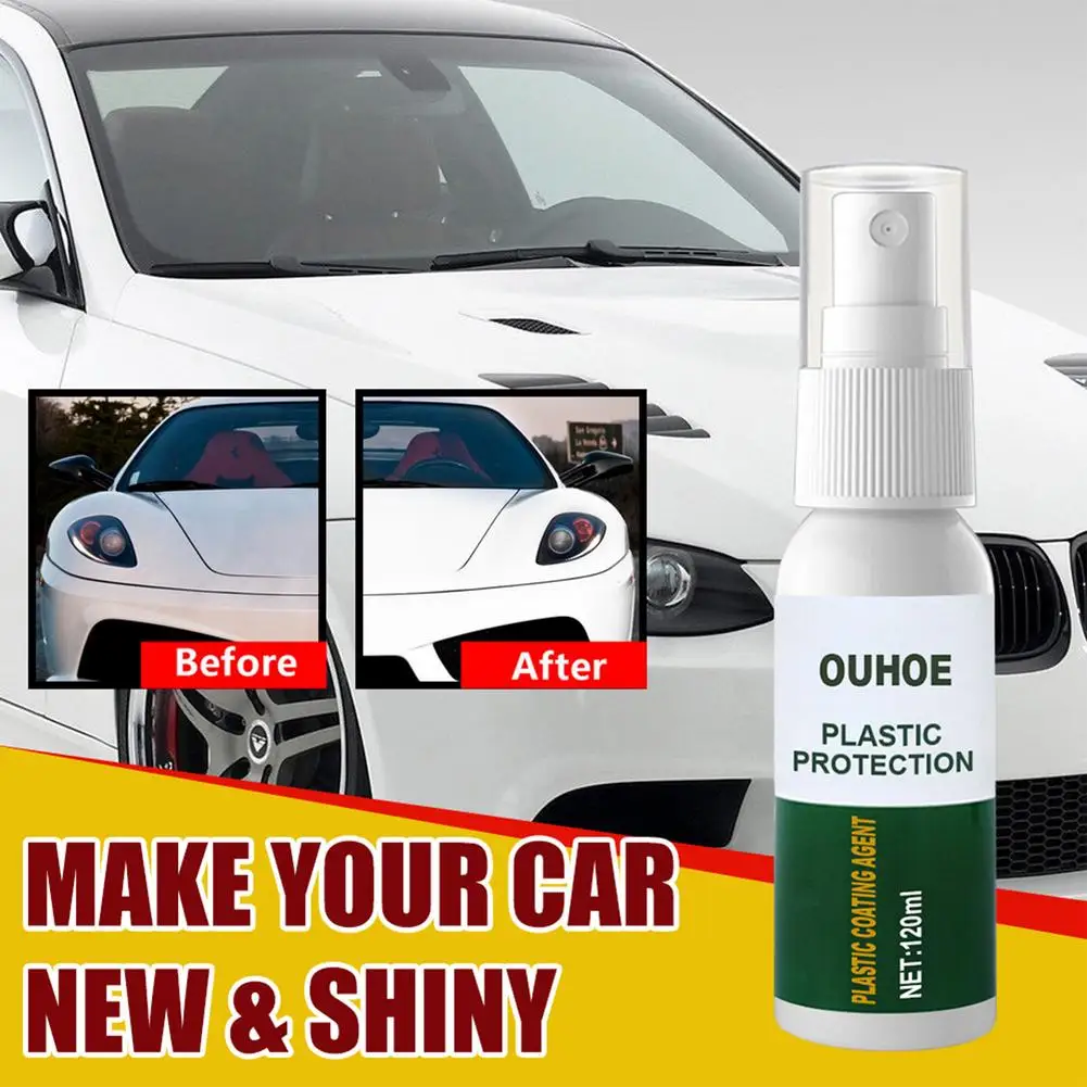 

Car Maintenance Wax Automotive Interior Maintenance Plastic Parts Wax 30ml /120ml Retreading Agent Refurbishment Agent