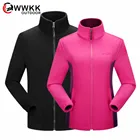 Новинка, мужская и женская куртка, пара, походные куртки, теплые треккинговые лыжные мужские флисовые лыжные спортивные зимние женские облегающие пальто на молнии