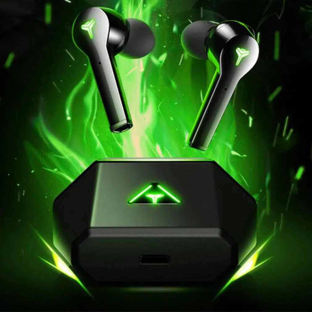 

Gaming Wireless Earphone Deep Bass Bluetooth Earphones With Mic Noise Cancelling Headphones Waterproof Headset Sport Earbuds