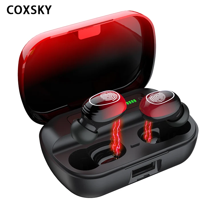 Беспроводные наушники TWS с градиентным цветом стереонаушники BT 5 0 беспроводные