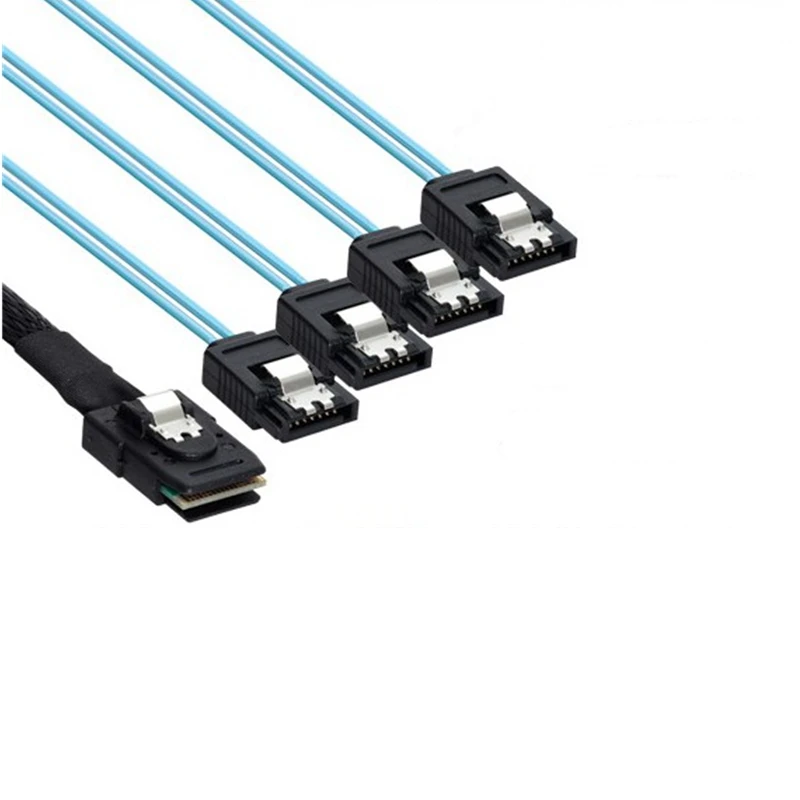 Mini SAS 36P Φ к 4 SFF-8087 разъемы с кабелем питания SATA 0 5 м 1 совместимым спецификацией II |