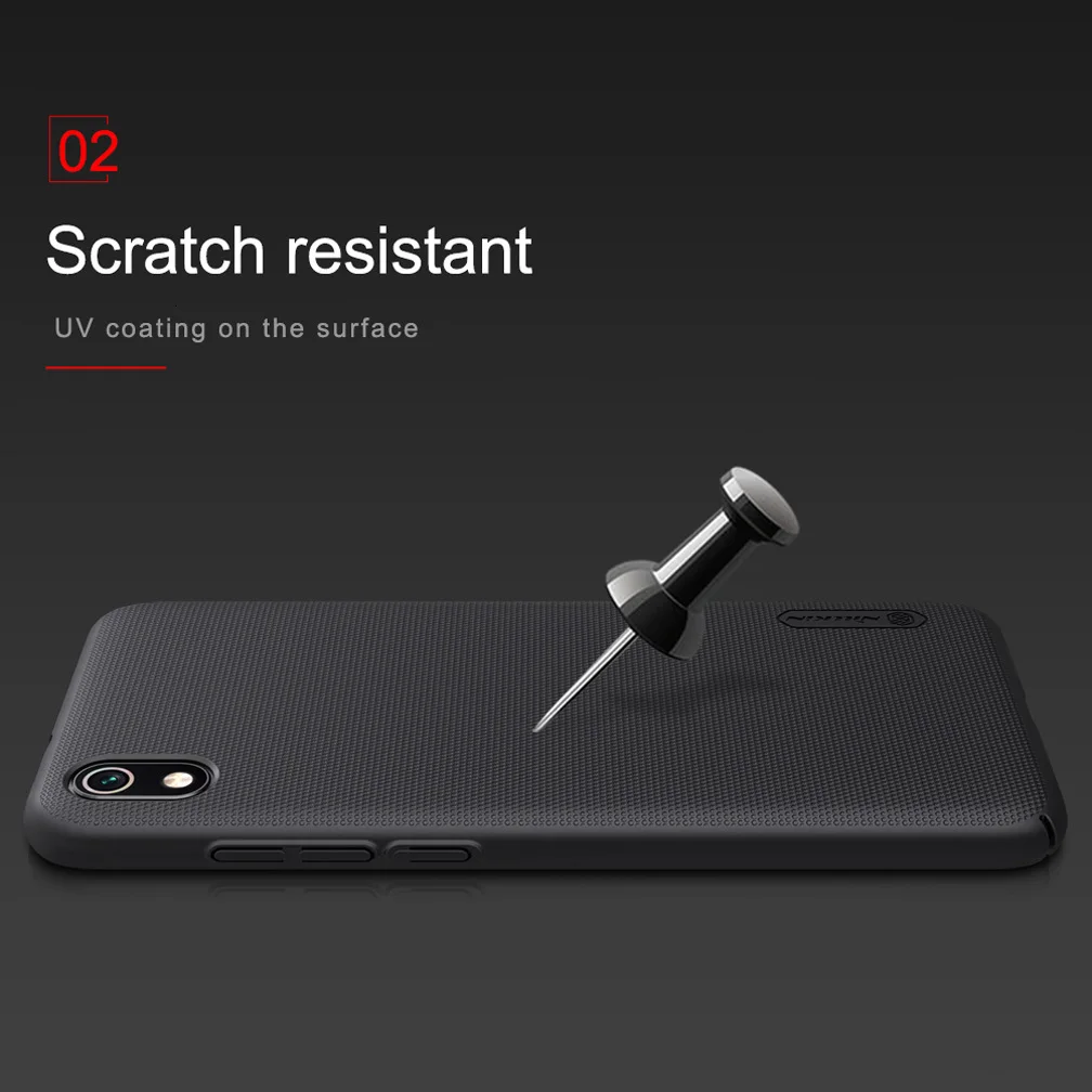 Для Xiaomi Redmi 7A чехол 5,4" Nillkin матовый защитный пластиковый чехол для Xiaomi Redmi 7A с держателем для телефона