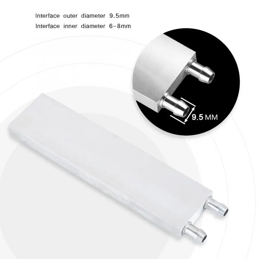 Алюминиевый блок водяного охлаждения радиатор вакуумный алюминиевый с водяным