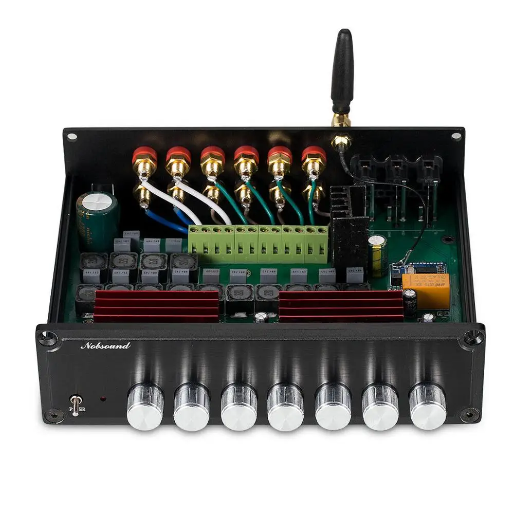 Цифровой усилитель мощности Douk Audio Hi Fi 5 1 канала Bluetooth 0 TPA3116 домашний стерео аудио