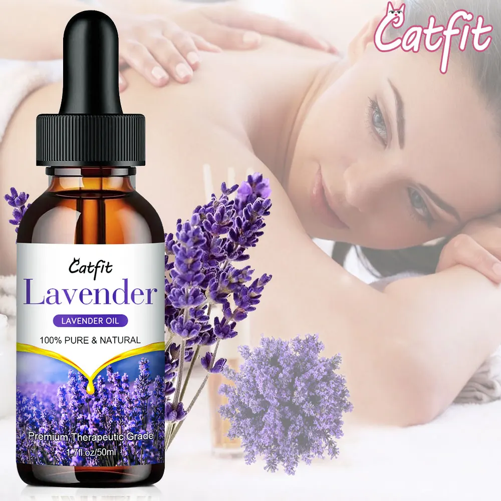 Catfit натуральное конденсационное эфирное масло лаванды уменьшает стресс и гипноз