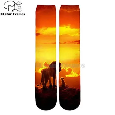 7 Plstar Cosmos the Lion King Simba Носки с рисунком 3d носки для мужчин и женщин забавные животные высокого качества носки с героями мультфильмов dropshopping-1 - Цвет: 7