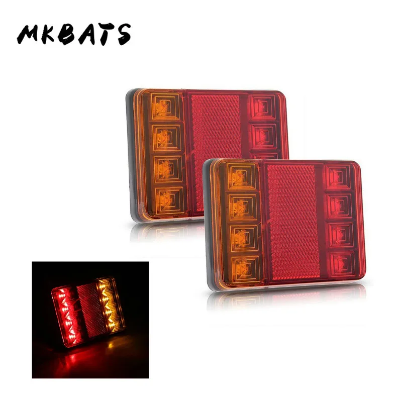 Светодиодный фонарь заднего хода для грузовиков 2 шт. предупреждающий светильник