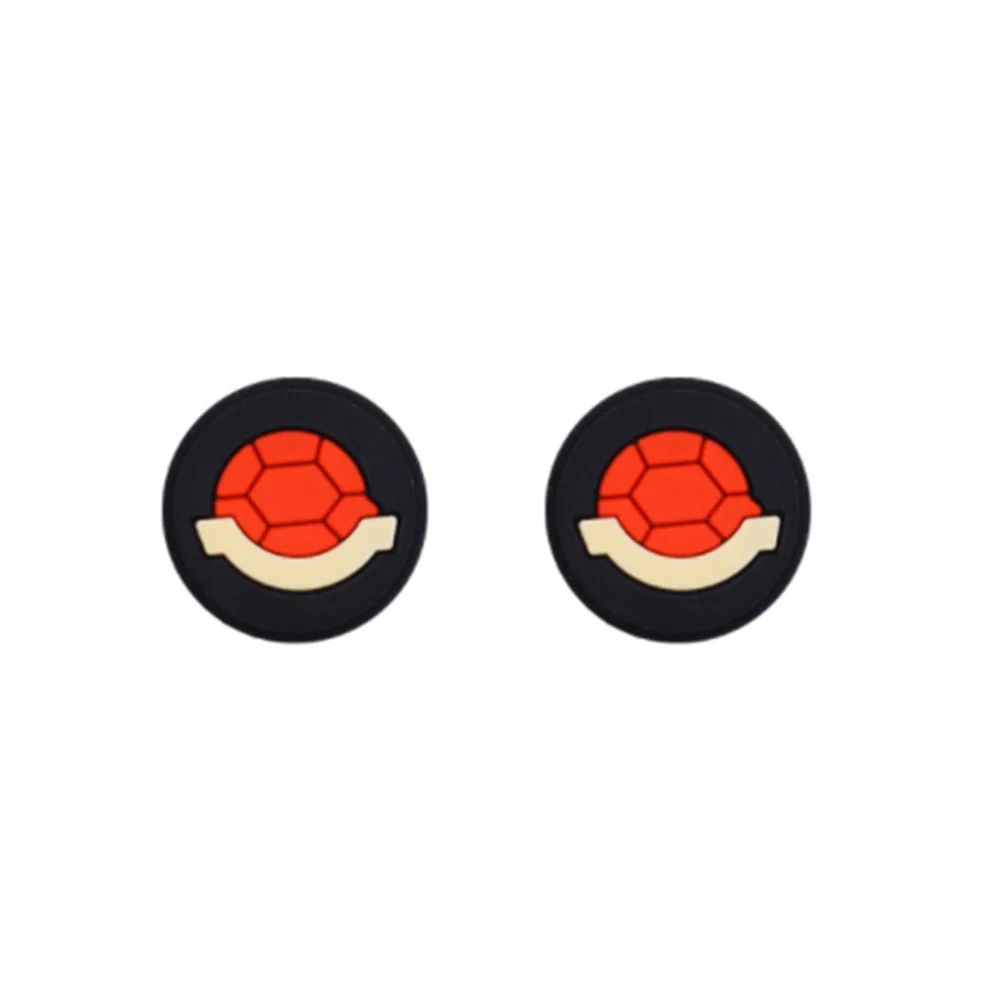 Tortoise Black Red 100 пар = 200 шт милые силиконовые ручки для большого пальца крышки кнопки для nintendo Switch Joy Con контроллер - Color: Tortoise Black Red