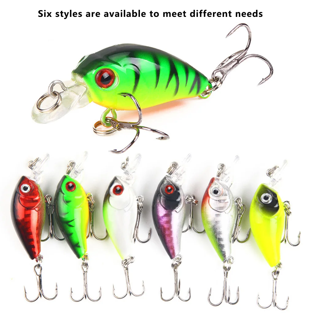 

Floating Fishing Lure Crank 45mm/3.8g Freshwater Bass Crankbait Surface Artificial Hard Baits With Spoon Wobblers Wake Bait