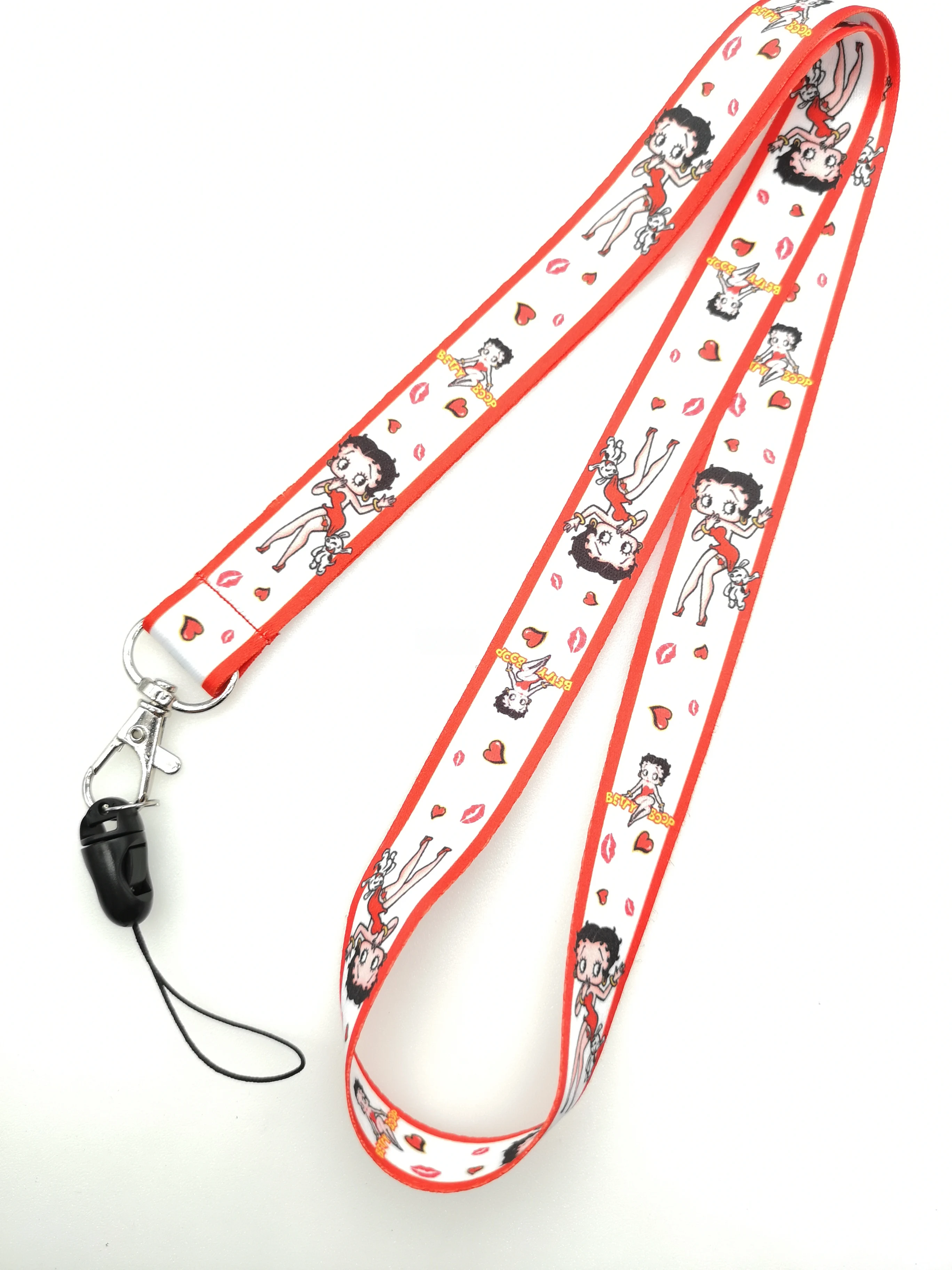 10pcs/20pcs/50pcs/100pcs cartoon betty boop women sexy lanyard Neck Strap Lanyard Mobile Phone Key Chain ID Badge Chains | Украшения и