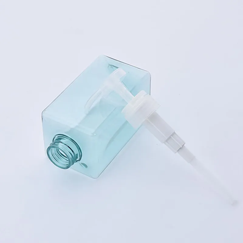 Портативный диспенсер для мыла Ванная комната квадратная Прозрачный флакон