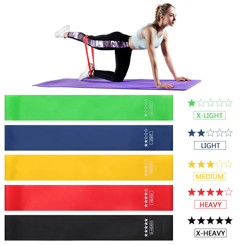 Резиновые ленты для тренировок фитнеса тренажерного зала комнатные и уличные