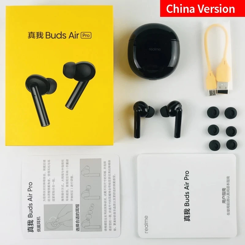 TWS наушники Realme Buds Air Pro с активным шумоподавлением микрофоном и поддержкой Bluetooth 5