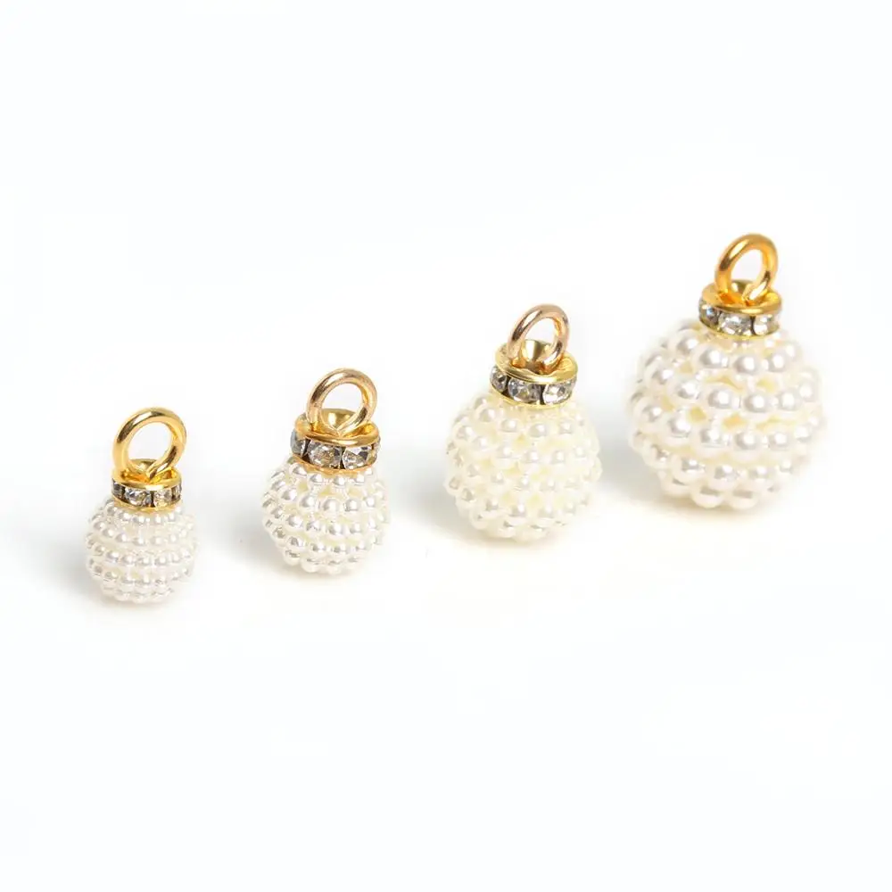 10 шт. пластиковые бусины из АБС пластика с имитацией жемчуга Подвески сплава