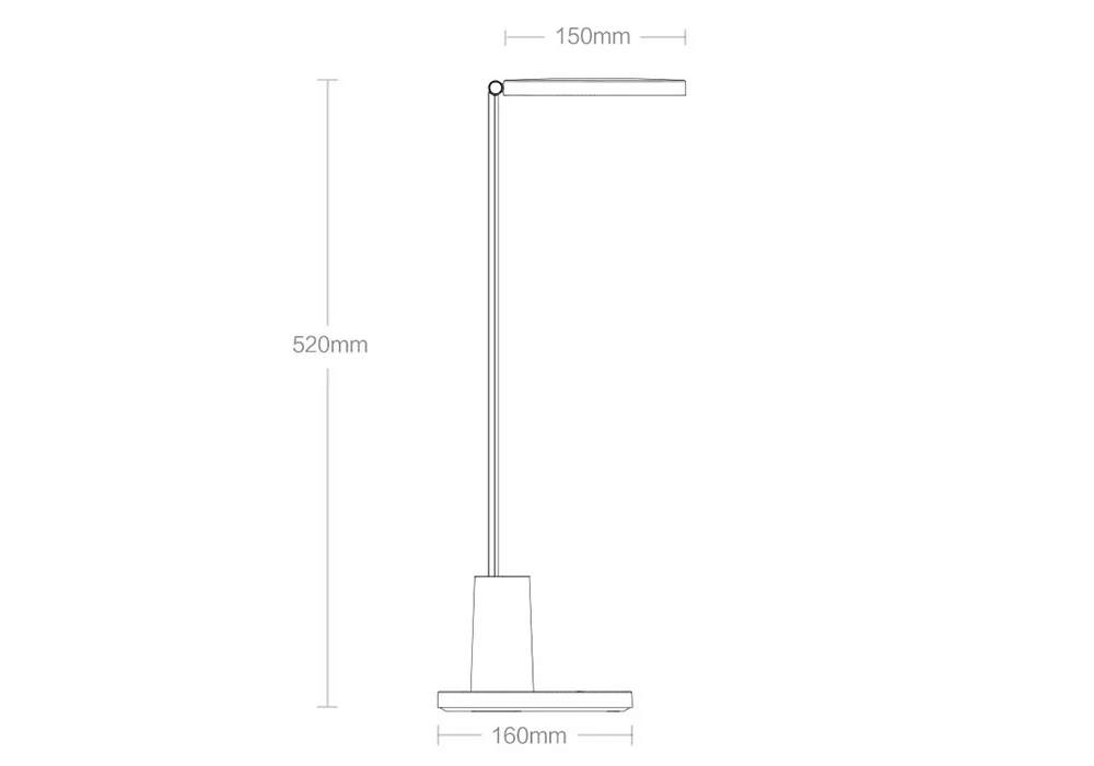 Yeelight YLTD05YL настольная лампа 15 Вт светодиодный умный с защитой для глаз, настольная лампа Dim mi ng для mi home mi jia приложение управление для детей свет для чтения