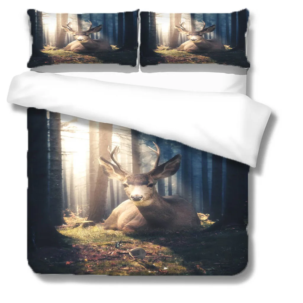 

Home Textile Luxury 3D Skull Print 2/3Pcs Comfortable Duvet Cover PillowCase Bedding Sets Queen and King EU/US/AU Size