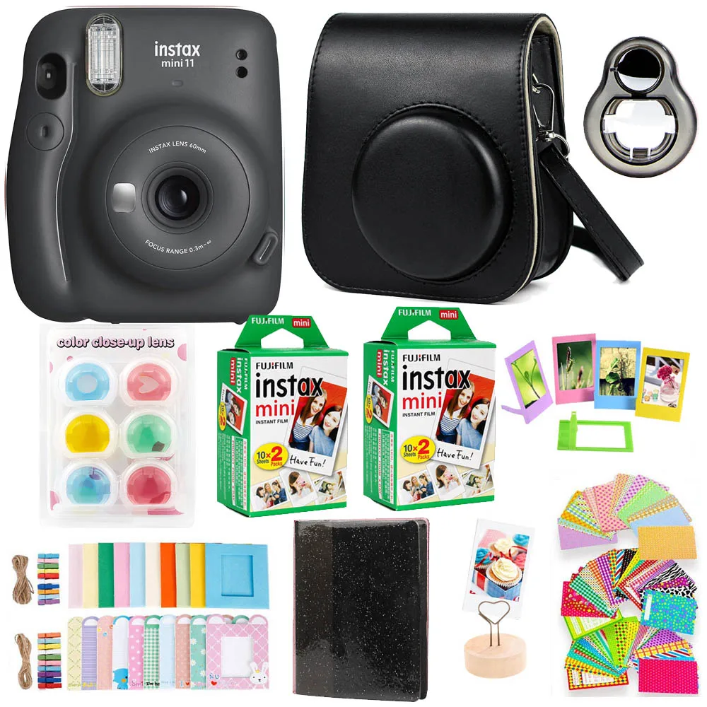 Fujifilm Instax Mini 11 набор для мгновенной камеры с Polaroid Film Paper Camera наплечный ремень