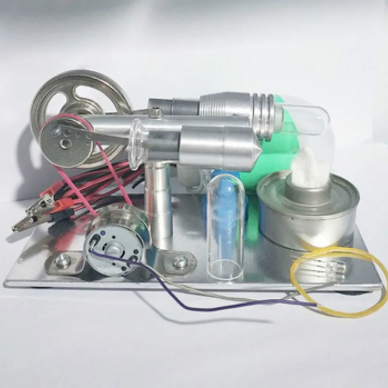 Внешний газовый двигатель генератор микро Diy модель с паровым двигателем детский