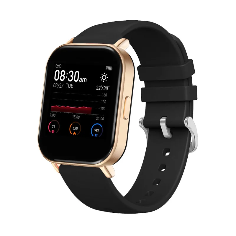 

Smart Watch Temperature Measuring Bracelet Body Temperature Exercise Full Touch Social Distance Alarm Wristband
