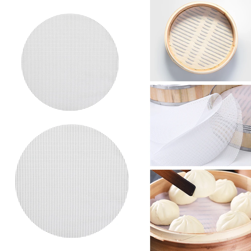 Антипригарный Белый силиконовый отпариватель Dim Sum 28/35 см бумага для ресторана