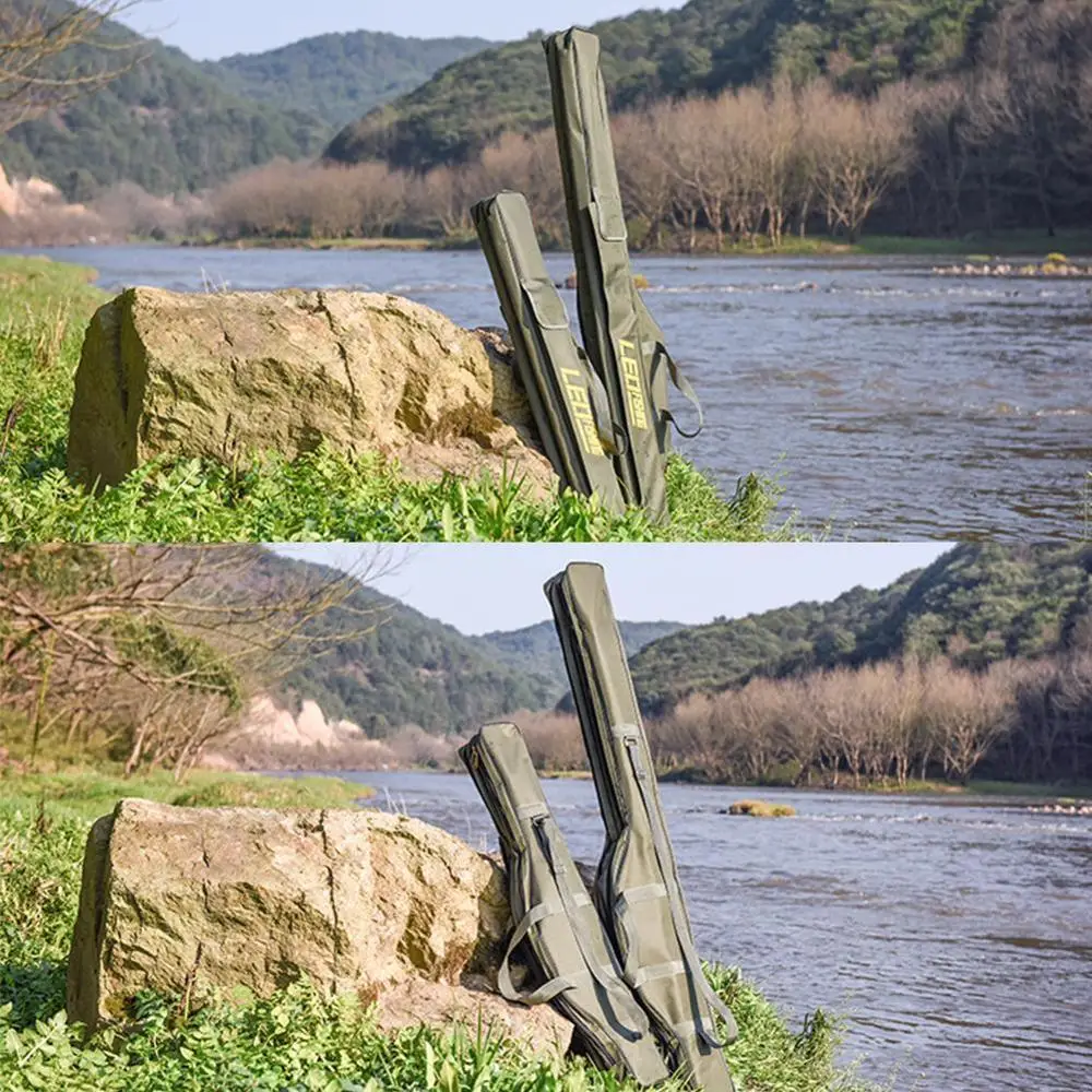 

Multifunctional Fishing Bags Portable Folding Fishing Rod Bag Carrier Fishing Pole Tools Storage Bag Case Pesca Gear Tackle