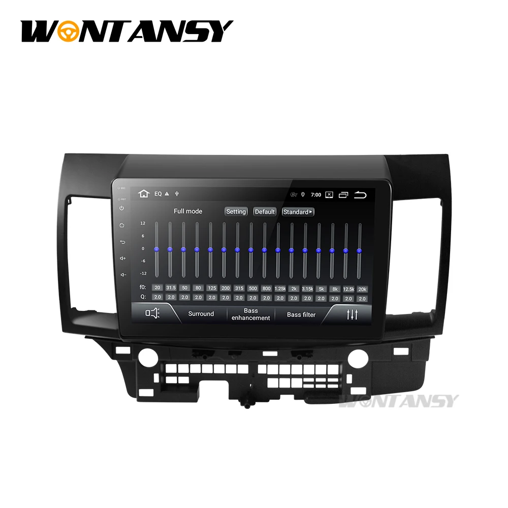 Автомобильный DVD для Mitsubishi Lancer 2005-2016 с 10 1 дюймов 2 DIN GPS Радио Видео плеер восемь